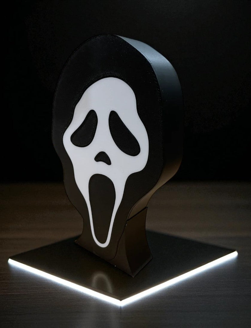Φωτιζόμενη Μάσκα Scream – 3D Printed Lightbox Fan Art
