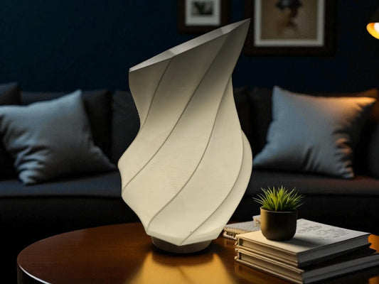 Spiral Flow – Επιτραπέζιο 3D Printed Φωτιστικό