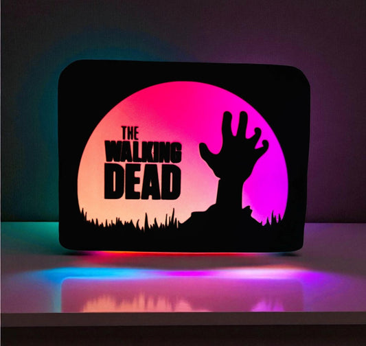 Φωτιζόμενο Lightbox “The Walking Dead” – Fan Art σε 3D Εκτύπωση