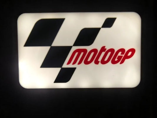 MotoGP Fan Art Lightbox – 3D Printed Αγωνιστικό Φωτιστικό με USB Τροφοδοσία