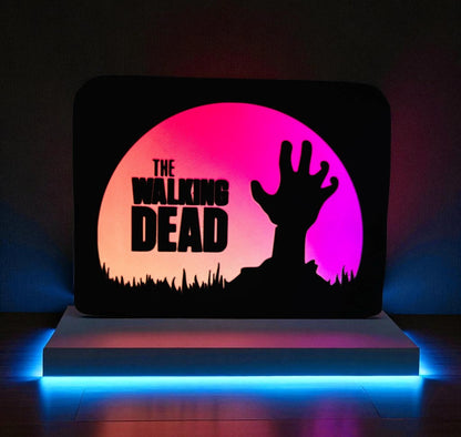 Φωτιζόμενο Lightbox “The Walking Dead” – Fan Art σε 3D Εκτύπωση