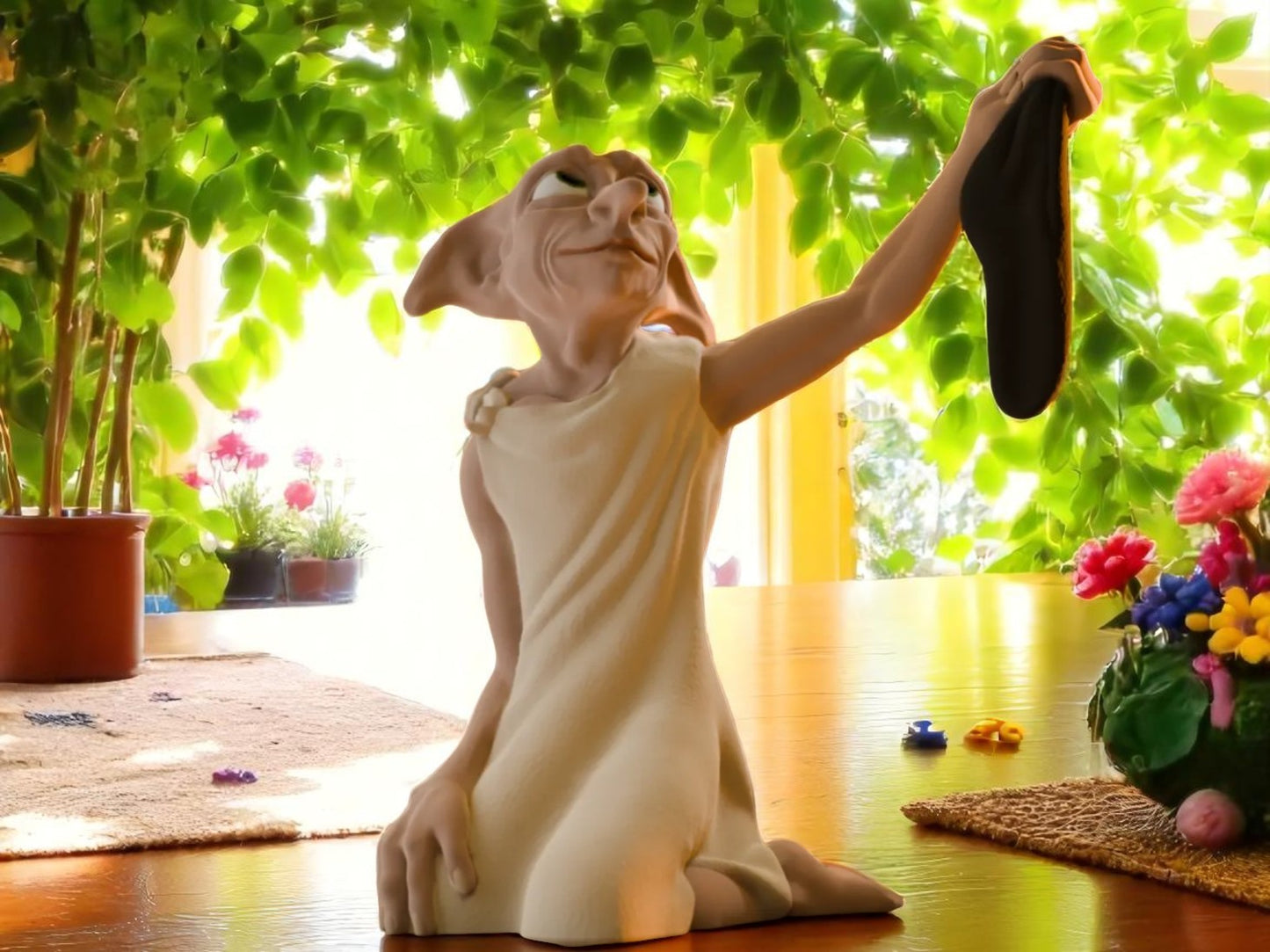 Dobby –  Fan Art Αγαλματίδιο | 3D Printed & Χειροποίητα Βαμμένο | Μαγεία από τον Κόσμο του Χάρι Πότερ
