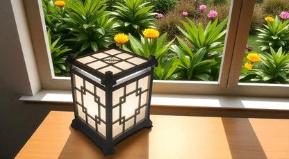 3D Printed Επιτραπέζιο Φωτιστικό – Shoji Minimal με Ιαπωνική Ισορροπία