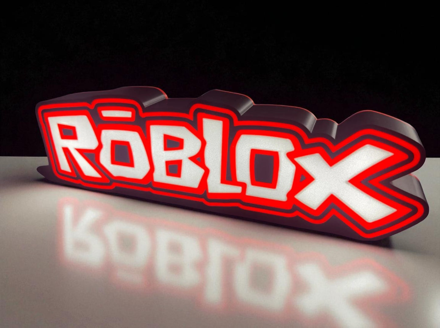 Roblox Lightbox – Φωτιζόμενη Επιγραφή για Gamers (Fan Art)