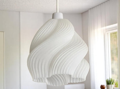 Κυματοειδές 3D Print Φωτιστικό Οροφής "Wave Sculpture"