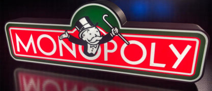 Φωτιστικό Lightbox "Monopoly" 3D Printed – Ρετρό Επιτραπέζια Αισθητική 