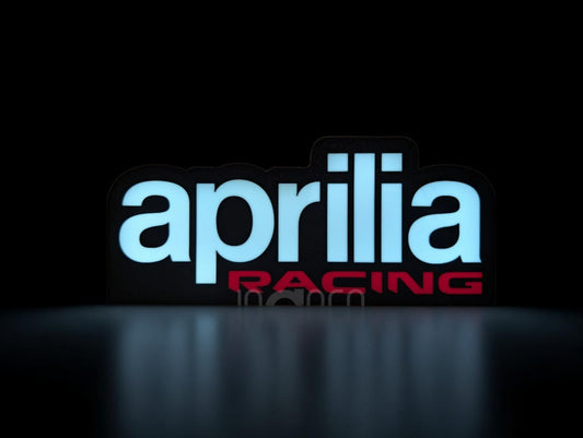Φωτιζόμενο Διακοσμητικό Aprilia Racing – 3D Printed Fan Art για Μοτοσυκλετιστές
