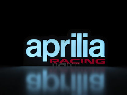 Φωτιζόμενο Διακοσμητικό Aprilia Racing – 3D Printed Fan Art για Μοτοσυκλετιστές
