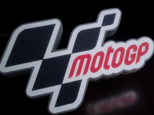 MotoGP Fan Art – 3D Φωτιζόμενο Διακοσμητικό για Φίλους των Αγώνων