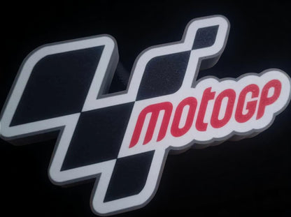 MotoGP Fan Art – 3D Φωτιζόμενο Διακοσμητικό για Φίλους των Αγώνων