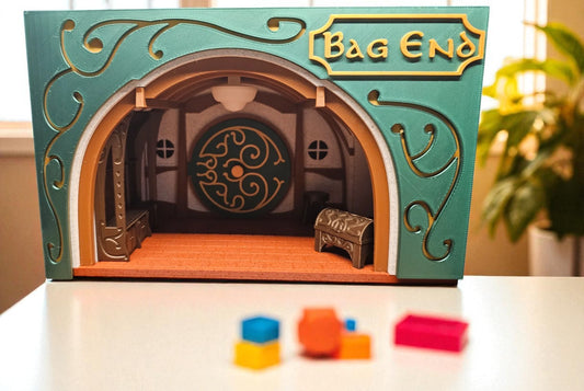 Diorama Bag End – Σκηνή από τον Άρχοντα των Δαχτυλιδιών (Fan Art)