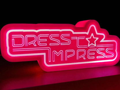 Dress to Impress – Φωτιζόμενο 3D Lightbox (Fan Art)
