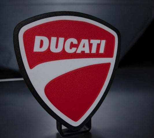 Ducati Fan Art Lightbox – Φωτιζόμενο 3D Printed Διακοσμητικό με USB Τροφοδοσία