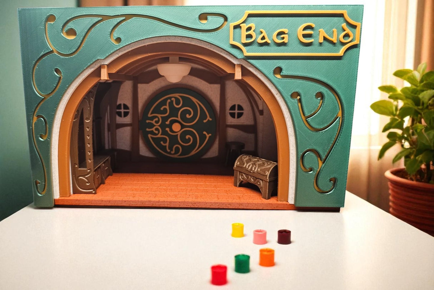 Diorama Bag End – Σκηνή από τον Άρχοντα των Δαχτυλιδιών (Fan Art)