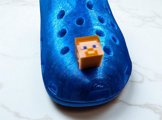 🟫 Croc Charm "Pixel Steve"