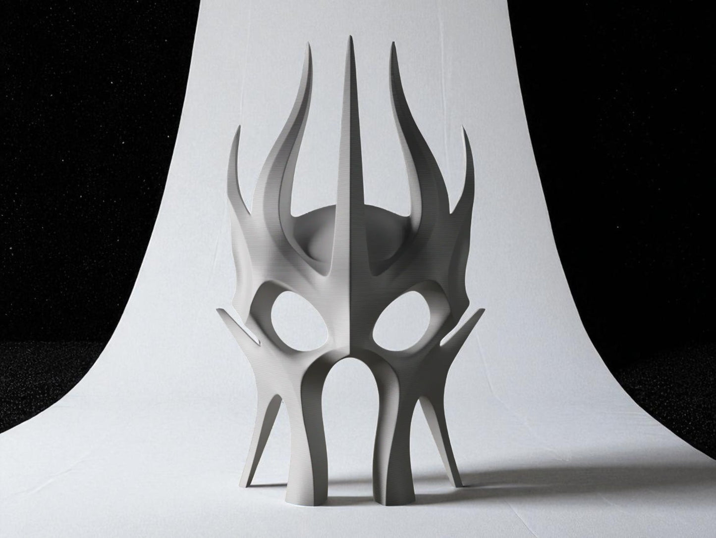 3D Printed Μάσκα Σκοτεινής Δύναμης | Fan Art Διακόσμηση εμπνευσμένη από τον Άρχοντα των Δαχτυλιδιών