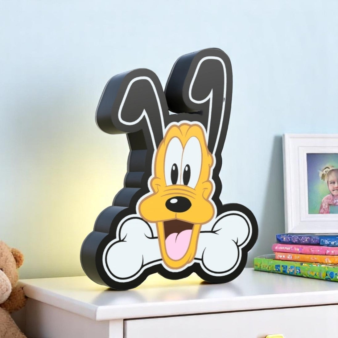 3D Φωτιστικό Pluto της Disney 