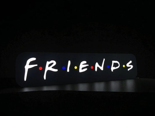 “FRIENDS Forever” – Φωτιζόμενο 3D Printed Lightbox (Fan Art)