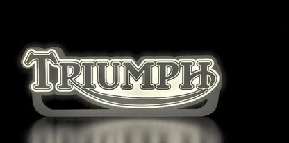 Φωτεινό Lightbox Triumph Vintage – Κλασικό Fan-Art Διακοσμητικό 