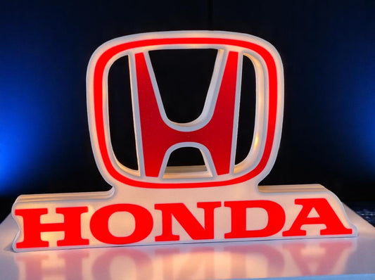 Φωτεινό Lightbox Λογότυπο HONDA Αυτοκινήτου – Fan Art Διακοσμητικό για Λάτρεις Αυτοκινήτων