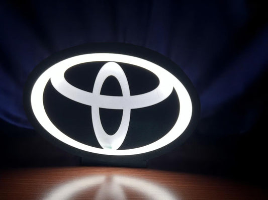 Φωτεινό Lightbox Toyota Oval – Κομψό Fan-Art Διακοσμητικό