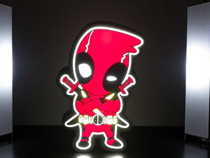 Φωτιστικό LED Chibi Deadpool -  Λάμπα Νυκτός