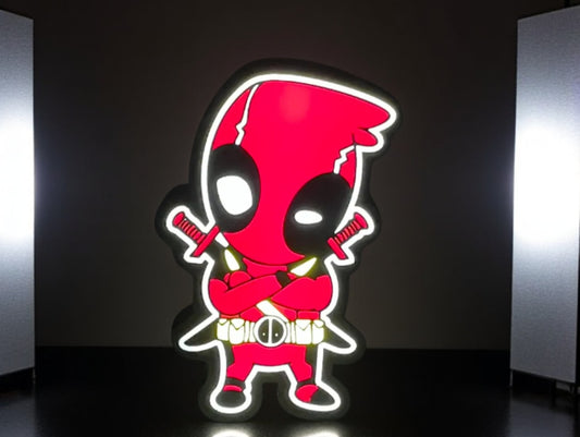 Φωτιστικό LED Chibi Deadpool -  Λάμπα Νυκτός
