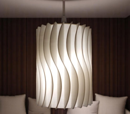 Κυματιστό Φωτιστικό Οροφής "Wave Elegance" | Μοντέρνο 3D Εκτυπωμένο Φωτιστικό