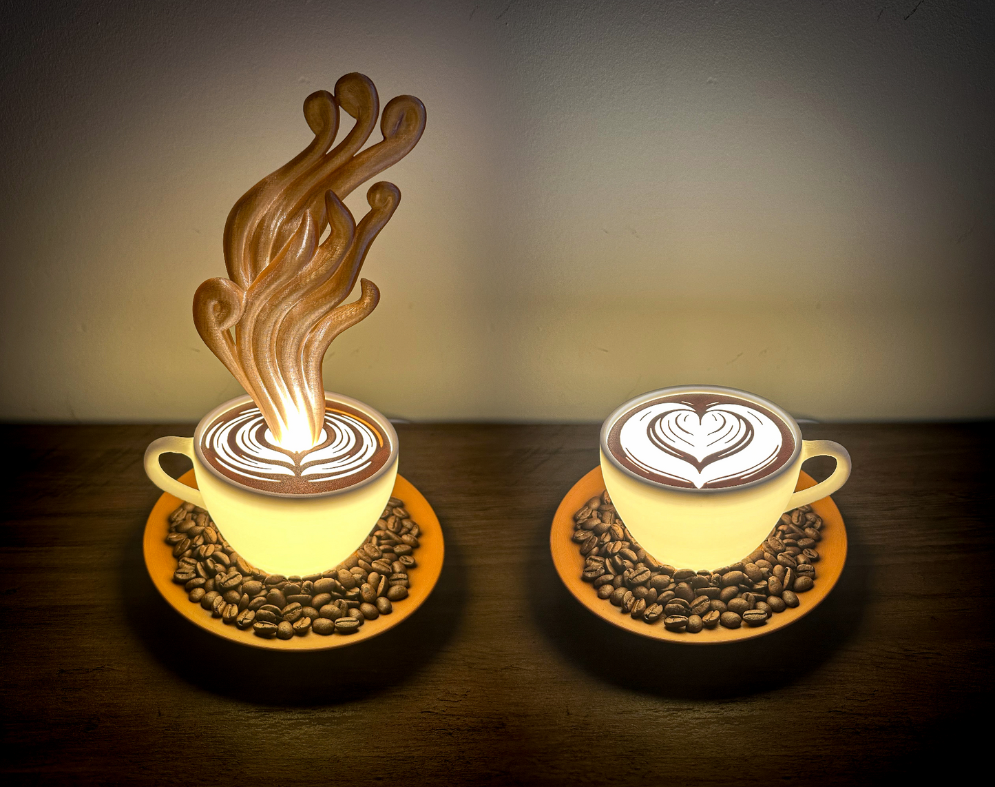 Latte art φωτιστικό