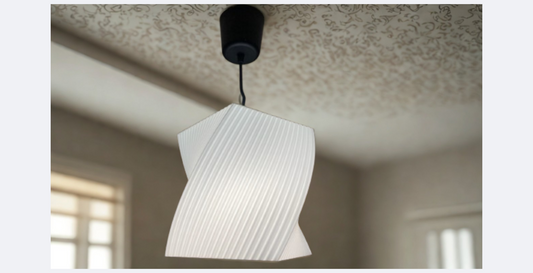 Κρεμαστό Φωτιστικό Twist Flow – Μοντέρνος Minimal Φωτισμός Οροφής