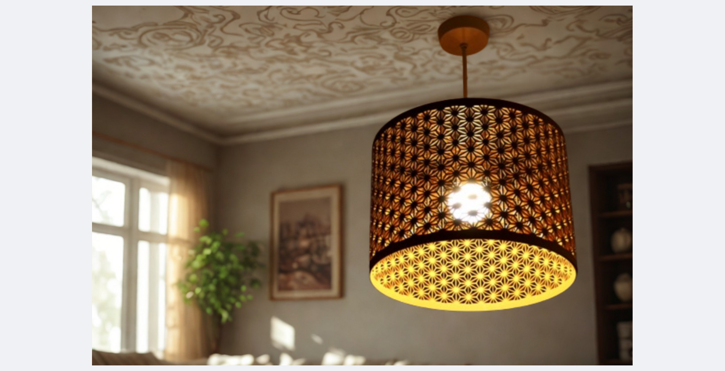 Κρεμαστό Φωτιστικό Kyoto Blossom – Ιαπωνική Κομψότητα & Ζεστός Ατμοσφαιρικός Φωτισμός