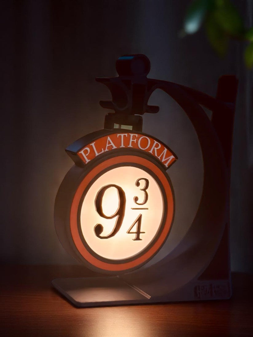 Φωτιστικό Πλατφόρμα 9¾ | 3D Printed Fan Art Φως από τον Κόσμο του Χάρι Πότερ | Μαγεία & Geek Διακόσμηση