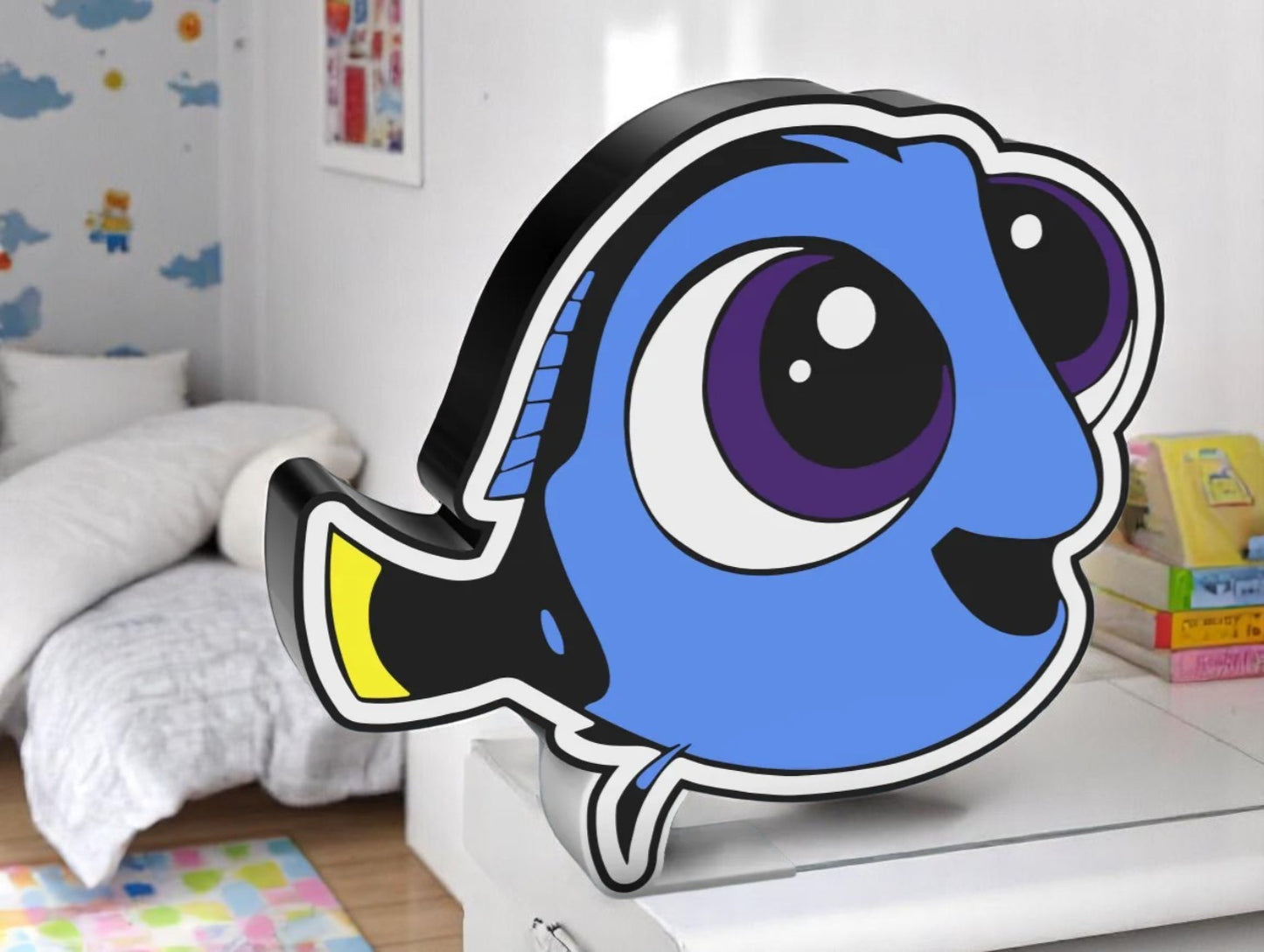 Baby Dory Παιδικό 3D Φωτιστικό USB - Διακοσμητικό Νυχτός για Παιδικό Δωμάτιο