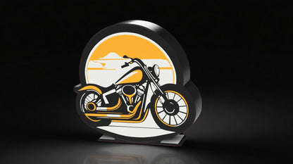  Harley Fan Art – 3D Φωτιζόμενο Διακοσμητικό Μοτοσυκλέτας