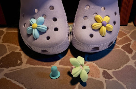 🌼 Croc Charm "Daisy Pop"