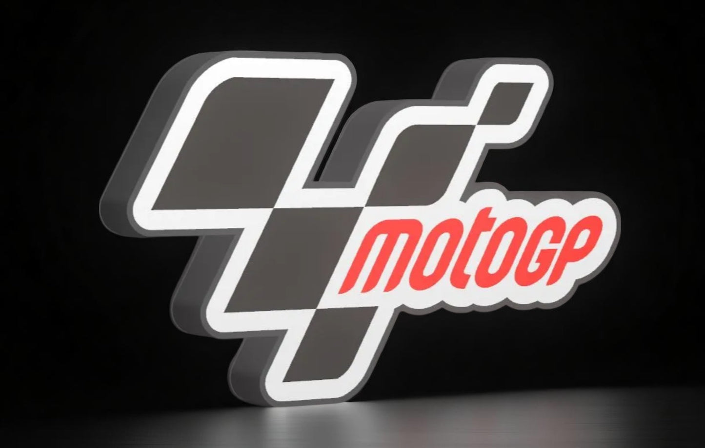 MotoGP Fan Art – 3D Φωτιζόμενο Διακοσμητικό για Φίλους των Αγώνων