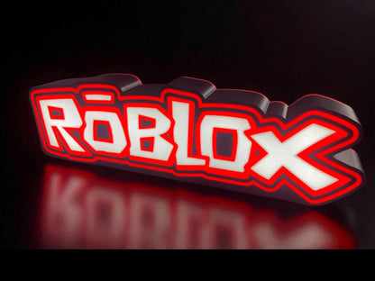 Roblox Lightbox – Φωτιζόμενη Επιγραφή για Gamers (Fan Art)