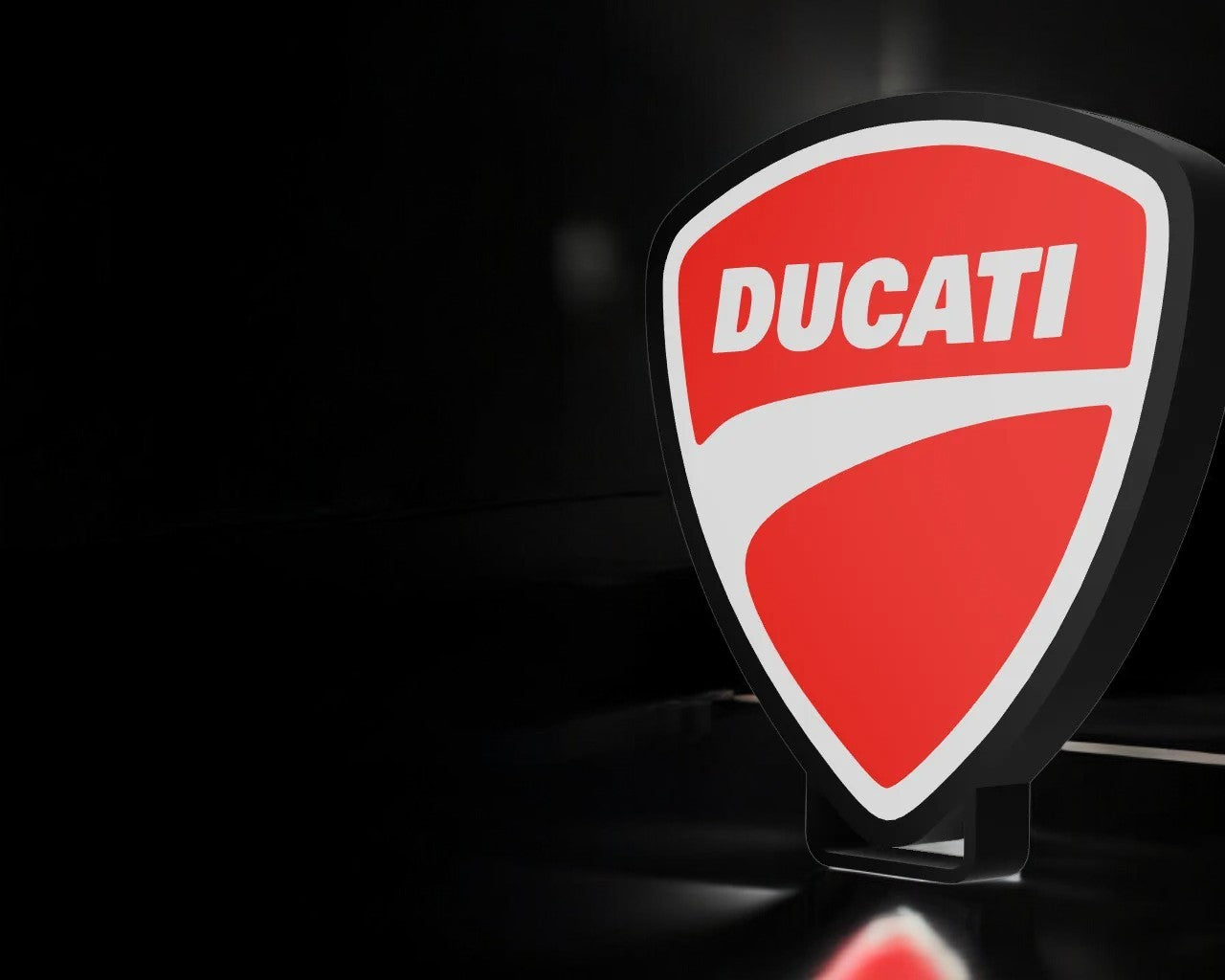 Ducati Fan Art Lightbox – Φωτιζόμενο 3D Printed Διακοσμητικό με USB Τροφοδοσία