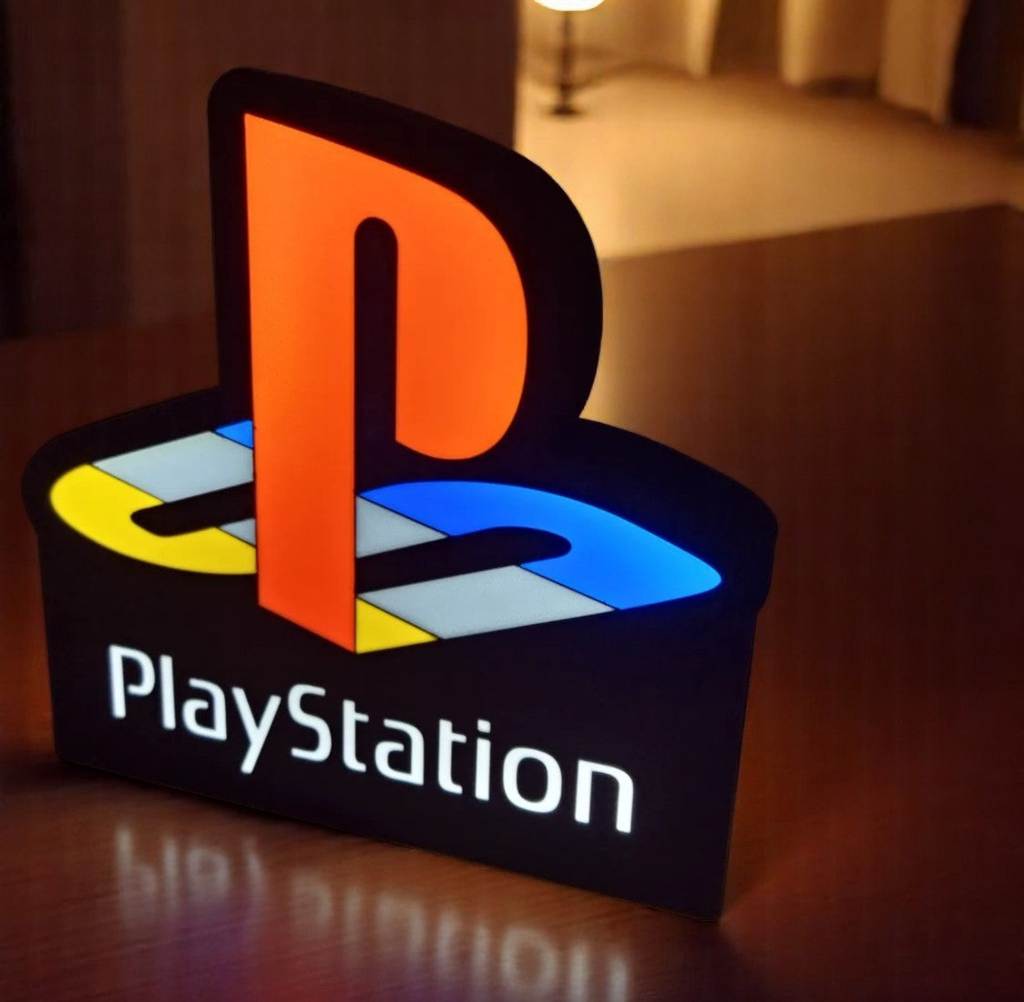 Φωτιστικό Lightbox "PlayStation" 3D Printed – Κλασικό Gaming Logo