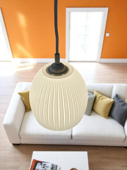 Ραβδωτό 3D Print Φωτιστικό Οροφής "Nordic Dome"