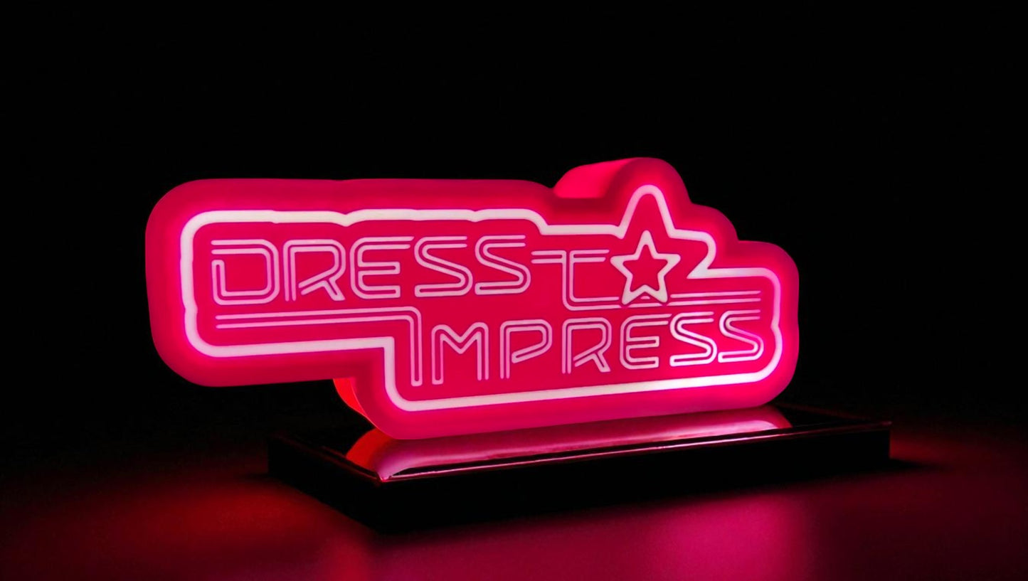 Dress to Impress – Φωτιζόμενο 3D Lightbox (Fan Art)