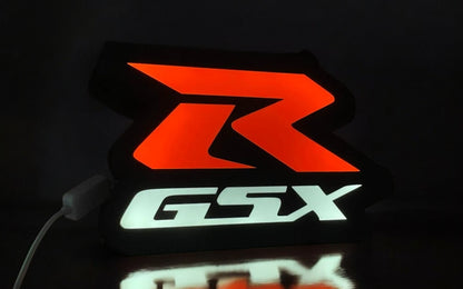 GSX-R Fan Art Lightbox – 3D Printed Διακοσμητικό Φως με USB Τροφοδοσία