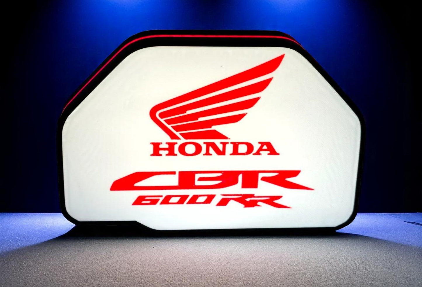 Φωτεινό Lightbox HONDA CBR 600RR – Αγωνιστικό Fan Art Διακοσμητικό