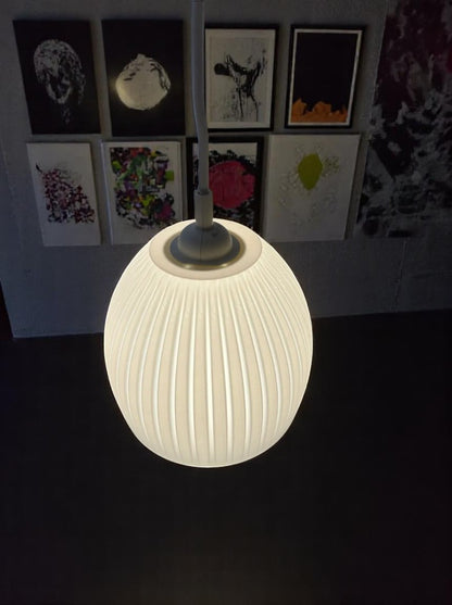 Ραβδωτό 3D Print Φωτιστικό Οροφής "Nordic Dome"