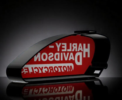 Φωτεινό Lightbox Harley-Davidson Ρεζερβουάρ – Ρετρό Fan Art Φωτιστικό