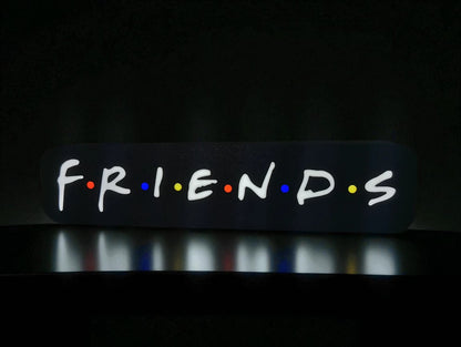 “FRIENDS Forever” – Φωτιζόμενο 3D Printed Lightbox (Fan Art)