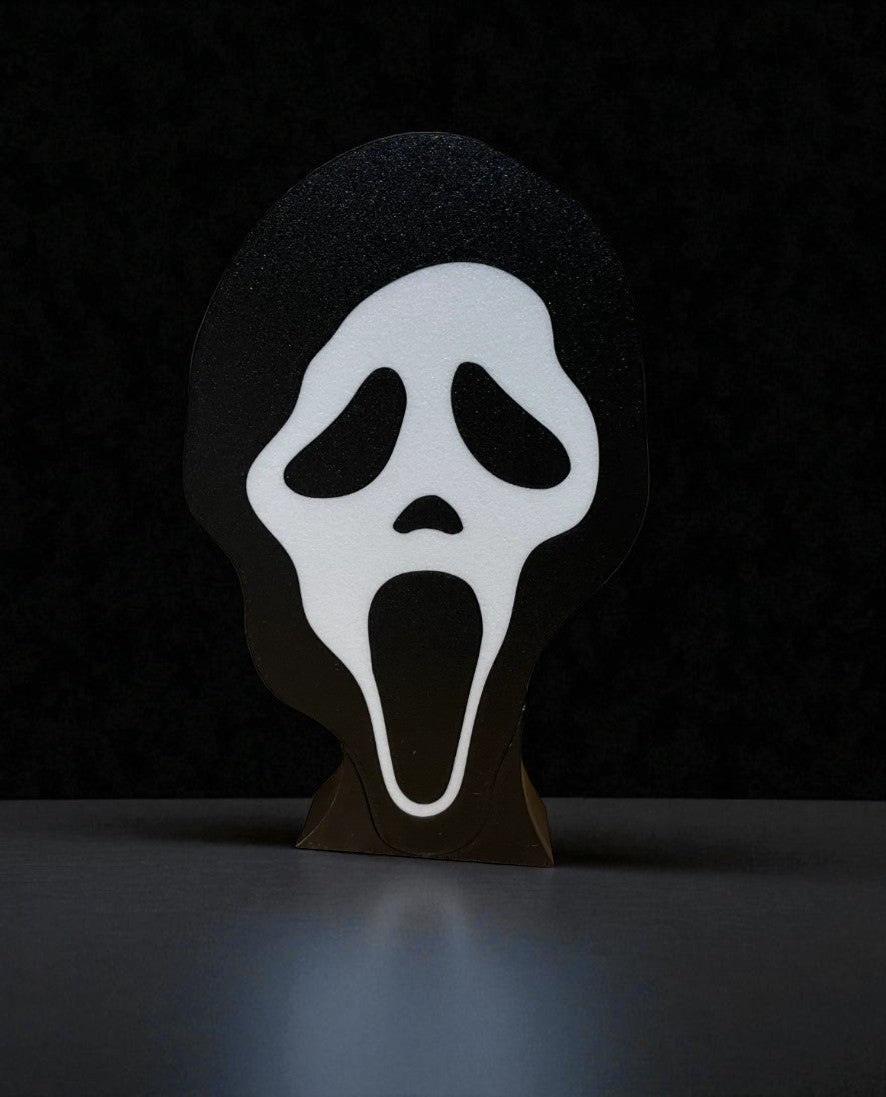 Φωτιζόμενη Μάσκα Scream – 3D Printed Lightbox Fan Art