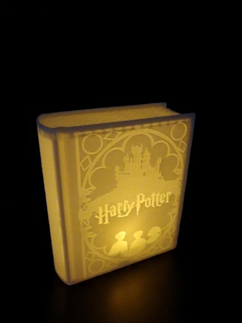 Μαγικό Βιβλίο Φωτιστικό – 3D Printed Fan Art Lightbox από τον Κόσμο του Χάρι Πότερ