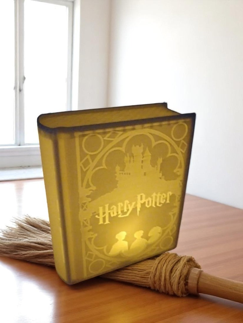 Μαγικό Βιβλίο Φωτιστικό – 3D Printed Fan Art Lightbox από τον Κόσμο του Χάρι Πότερ