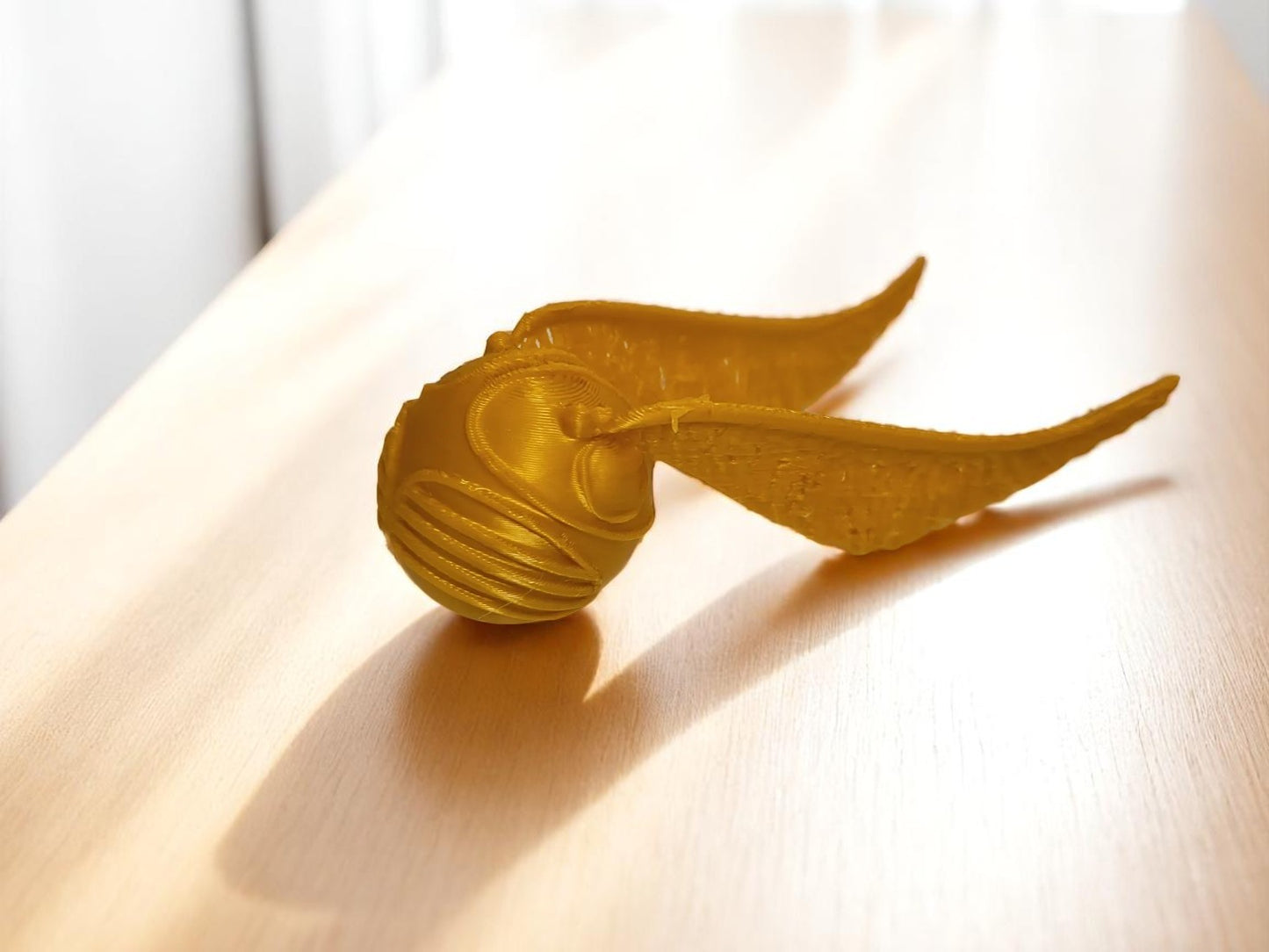 3D Printed Χρυσή Σφαίρα (Golden Snitch) | Fan Art Διακοσμητικό από τον Κόσμο του Χάρι Πότερ